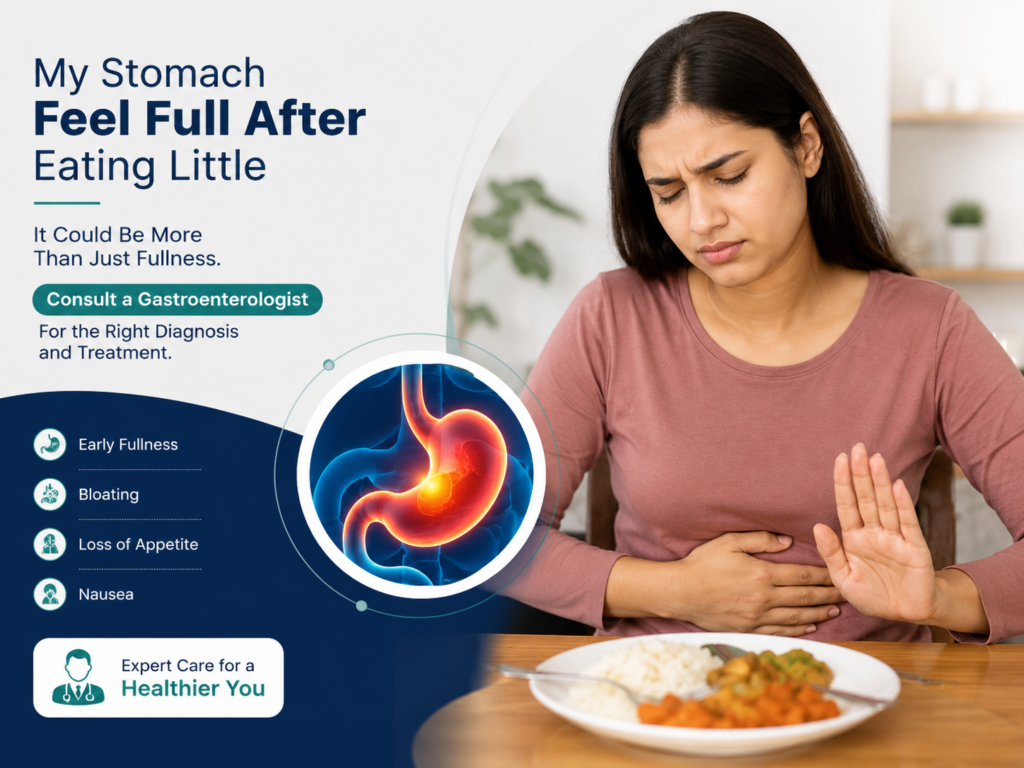My Stomach Feel Full After Eating Little